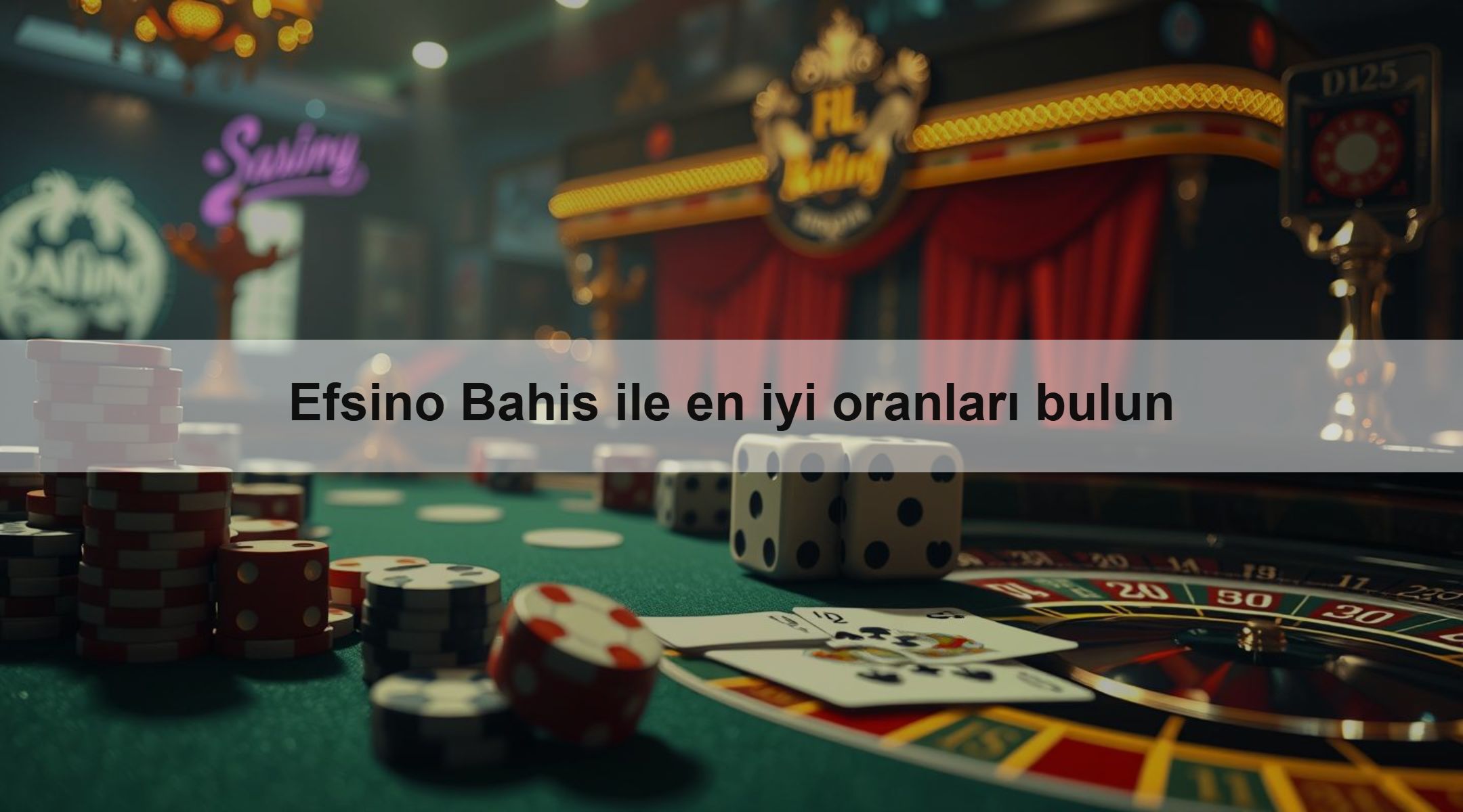 Efsino Bahis ile en iyi oranları bulun
